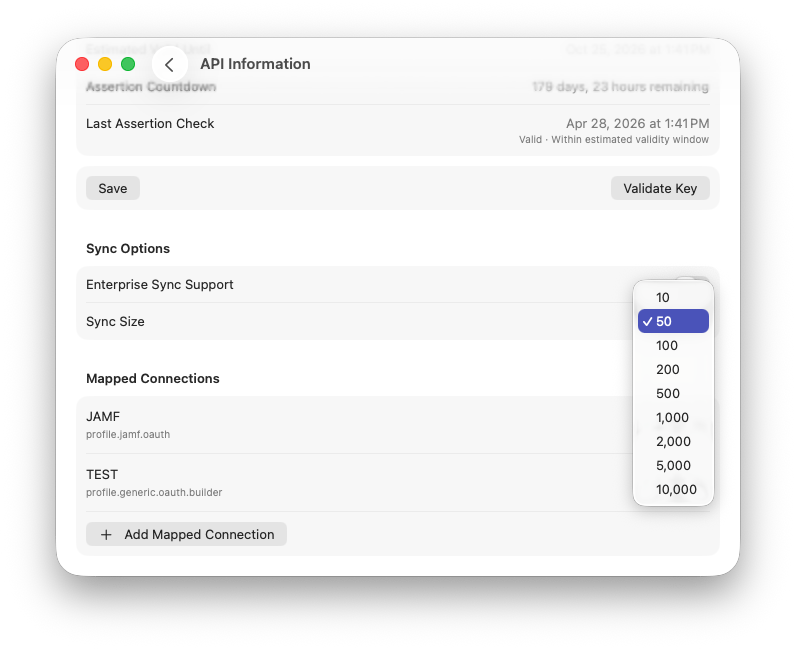Inbound Apple Business API now respects chunk sizes for more granular API control