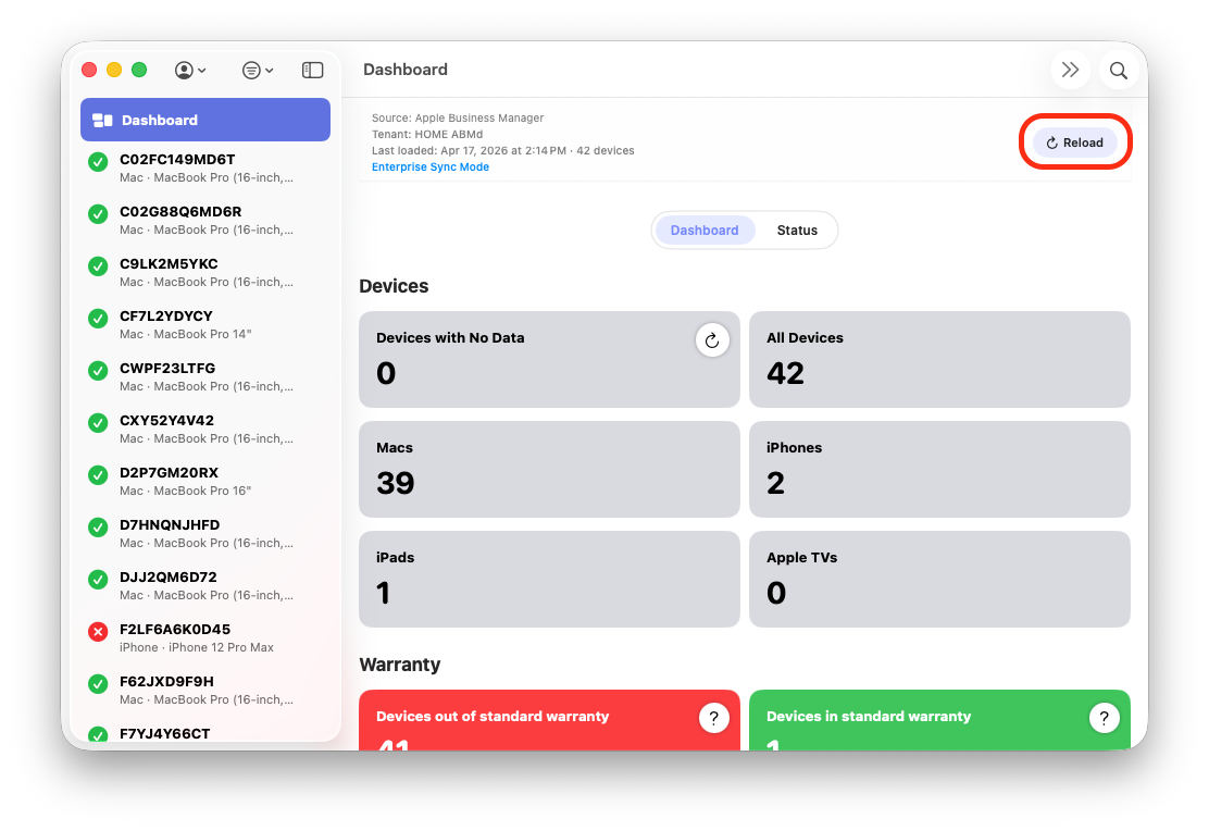 Full Sync with Update workflow view